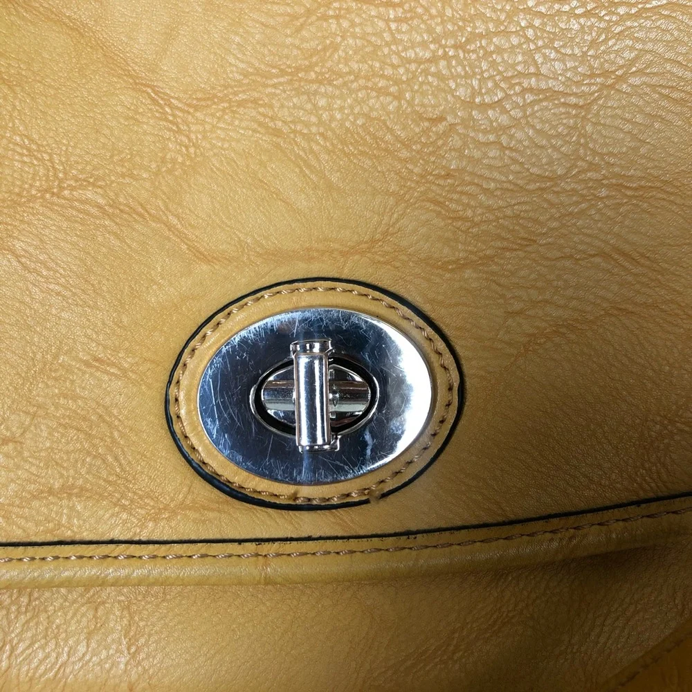 Yellow satchel/crossbody bag
